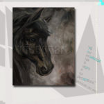 Horse Oil Painting Horse Head Portrait